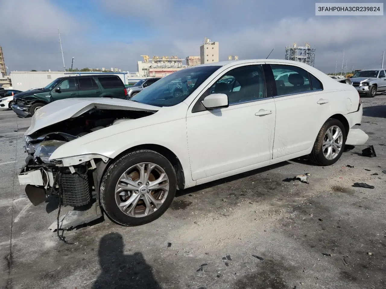 3FAHP0HA3CR239824 2012 Ford Fusion Se