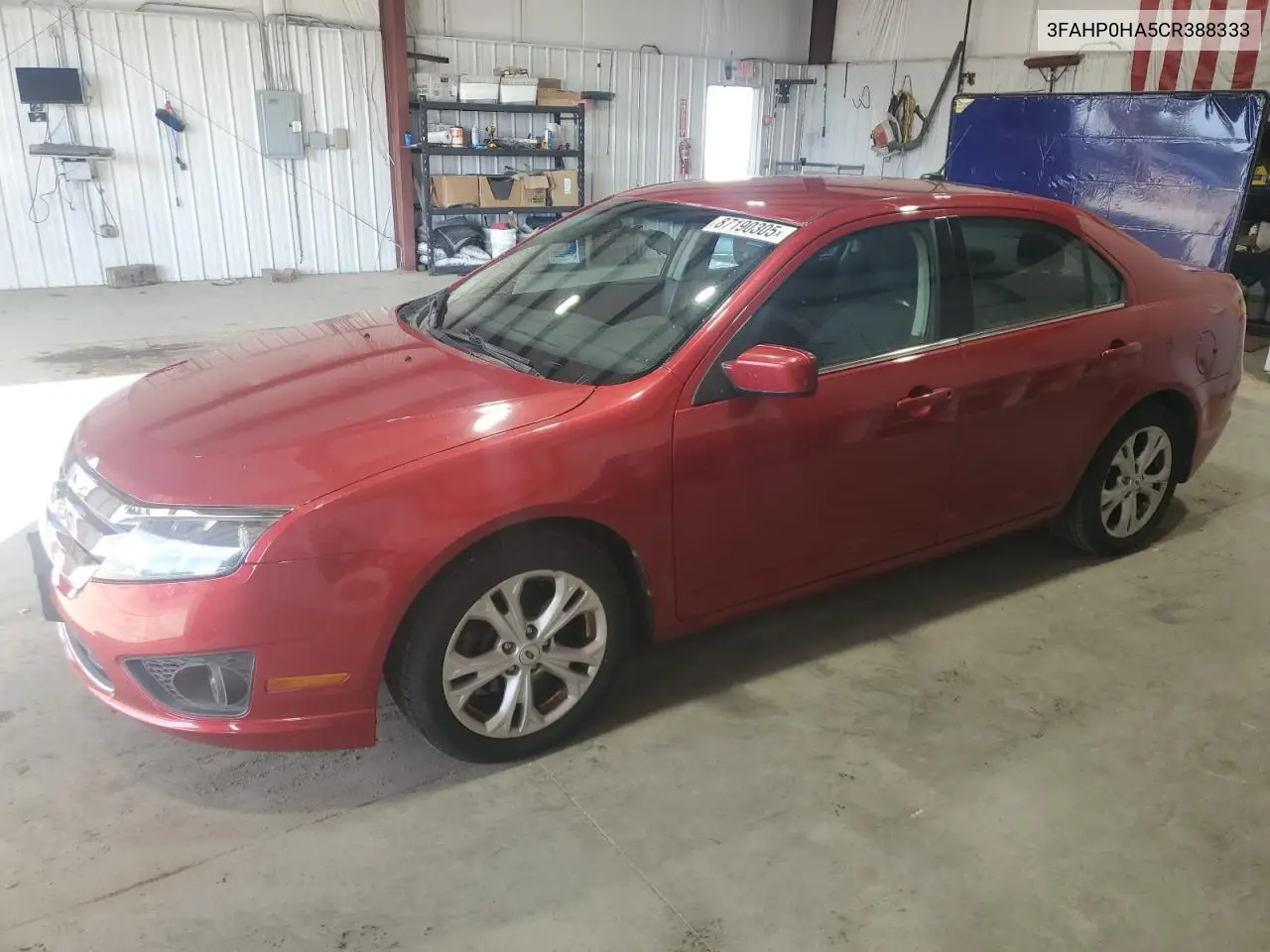 3FAHP0HA5CR388333 2012 Ford Fusion Se