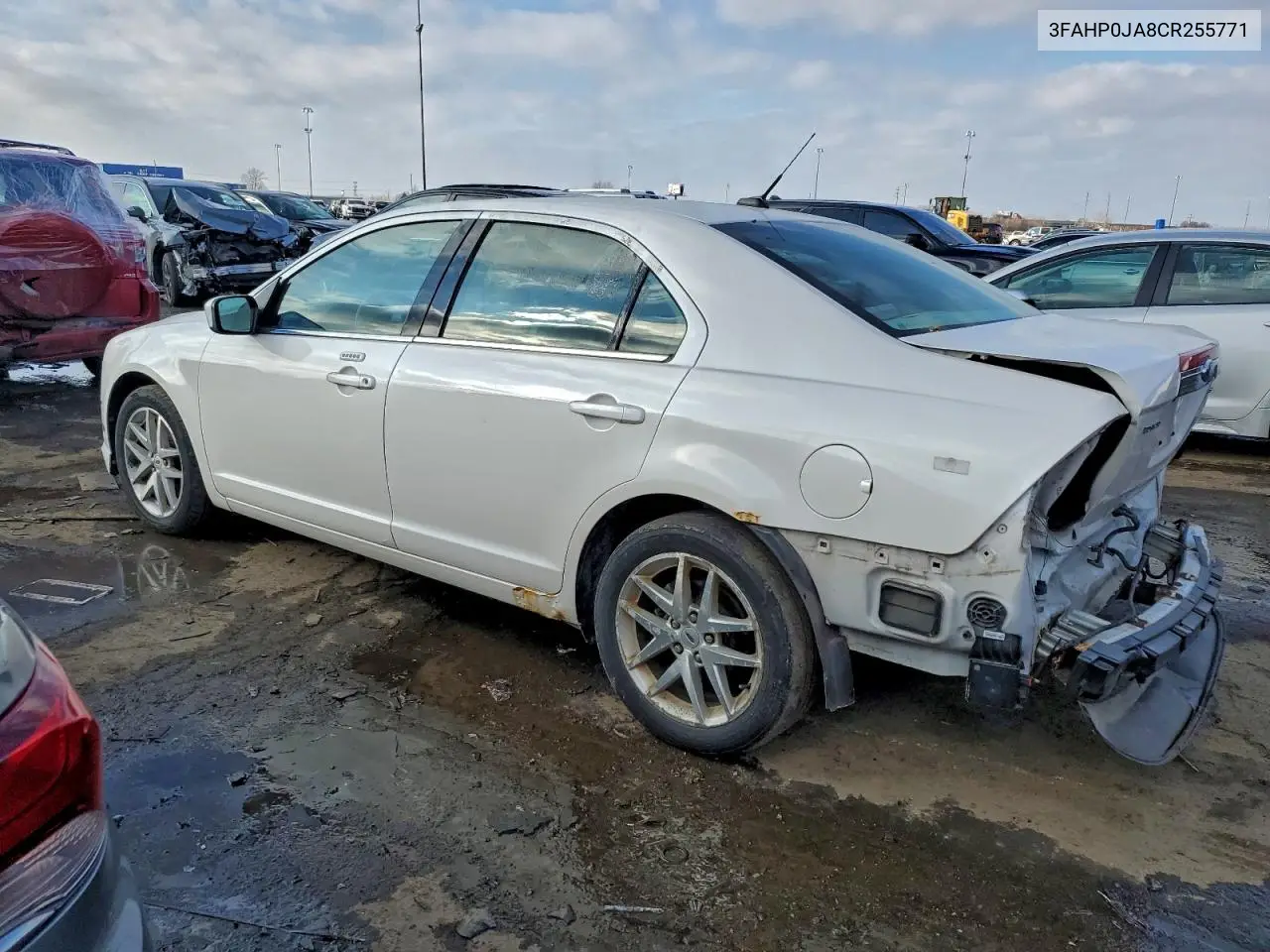 3FAHP0JA8CR255771 2012 Ford Fusion Sel