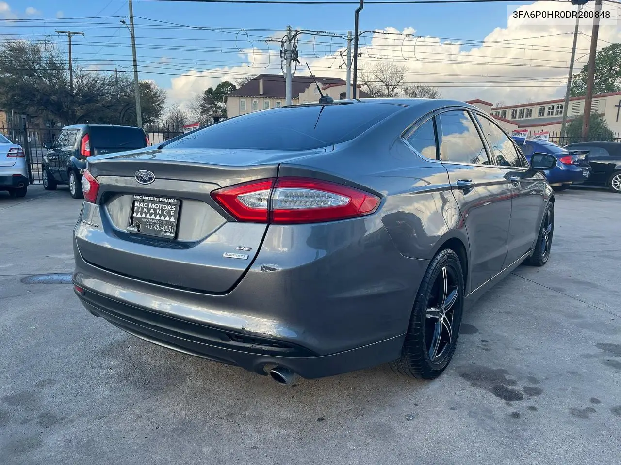 3FA6P0HR0DR200848 2013 Ford Fusion Se