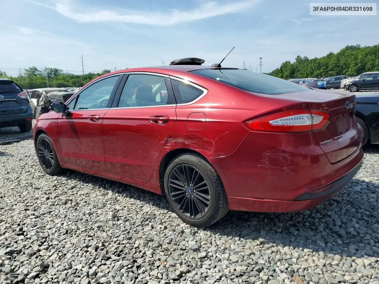 2013 Ford Fusion Se VIN: 3FA6P0HR4DR331698 Lot: 56659926