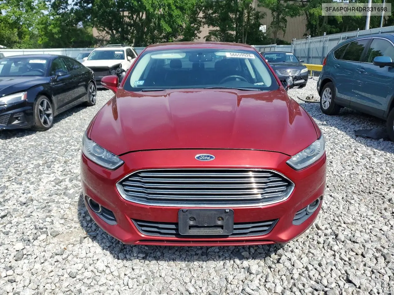 2013 Ford Fusion Se VIN: 3FA6P0HR4DR331698 Lot: 56659926