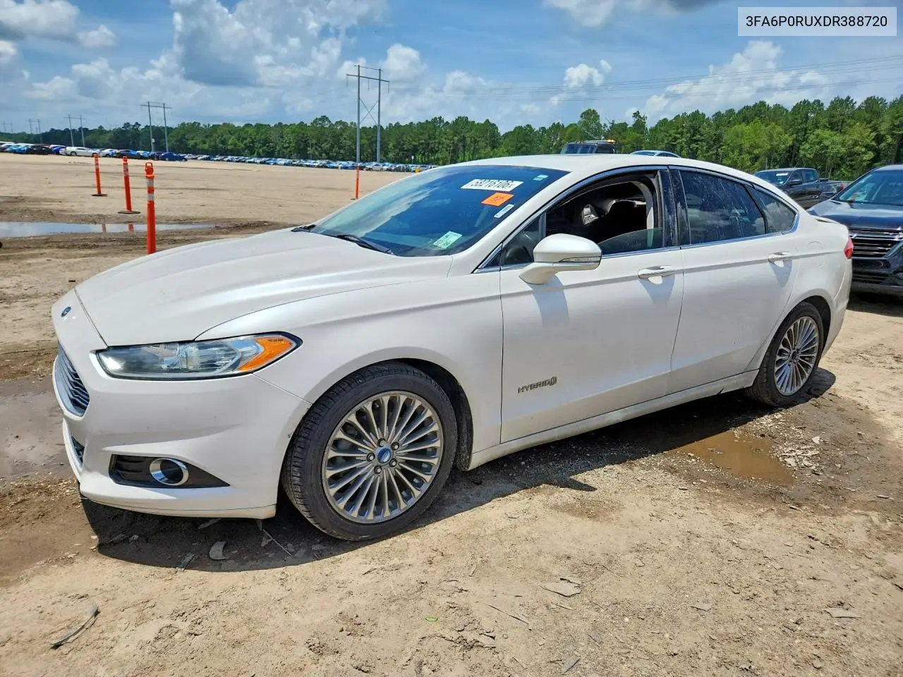 2013 Ford Fusion Titanium Hev VIN: 3FA6P0RUXDR388720 Lot: 58216106