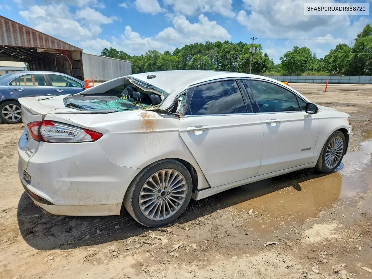 2013 Ford Fusion Titanium Hev VIN: 3FA6P0RUXDR388720 Lot: 58216106