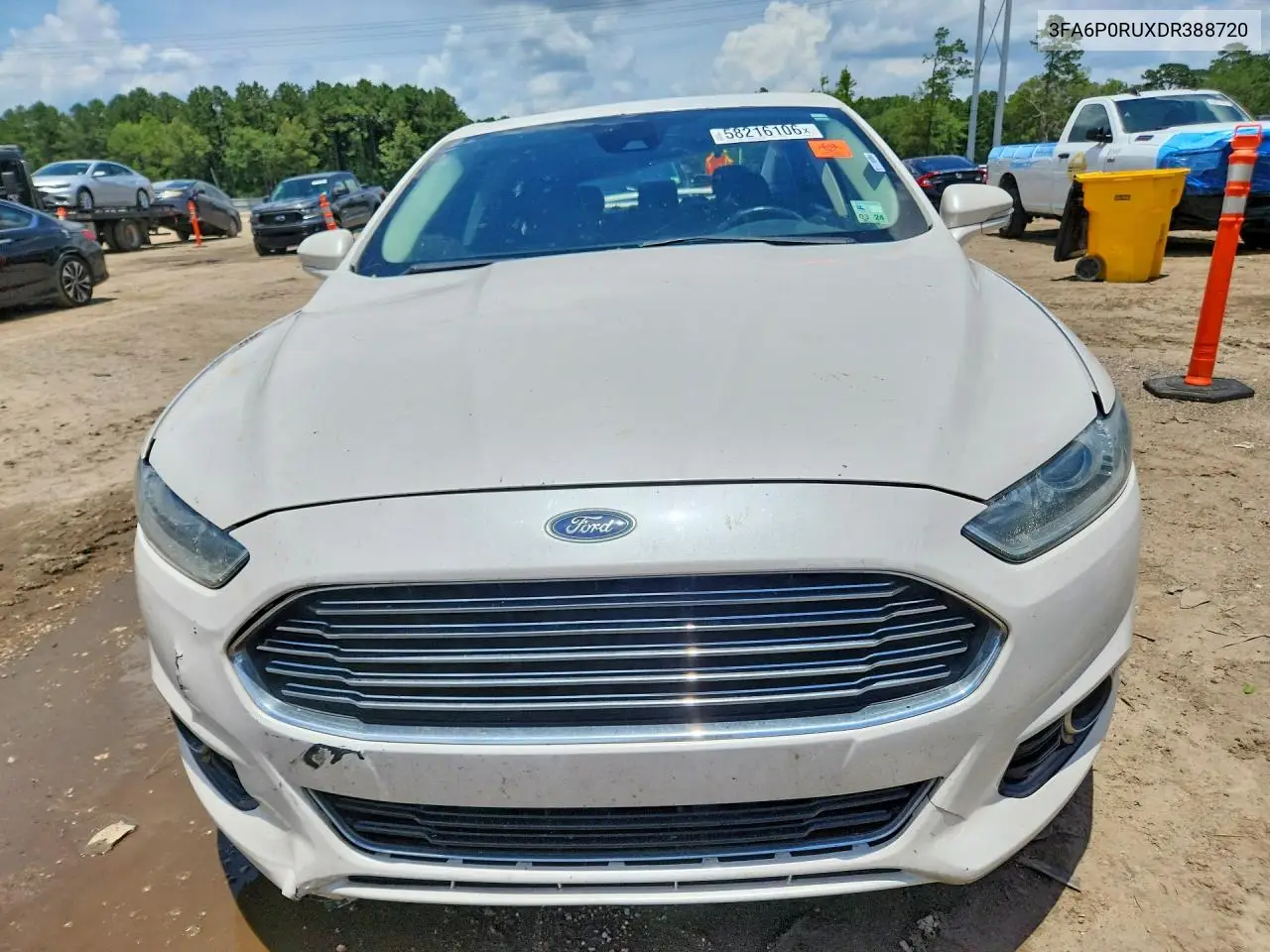 2013 Ford Fusion Titanium Hev VIN: 3FA6P0RUXDR388720 Lot: 58216106
