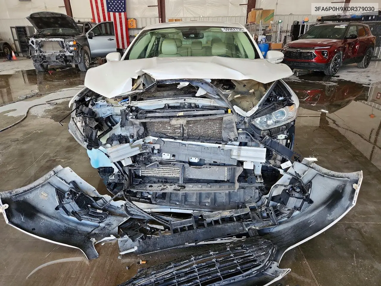 2013 Ford Fusion Se VIN: 3FA6P0H9XDR379030 Lot: 59962736
