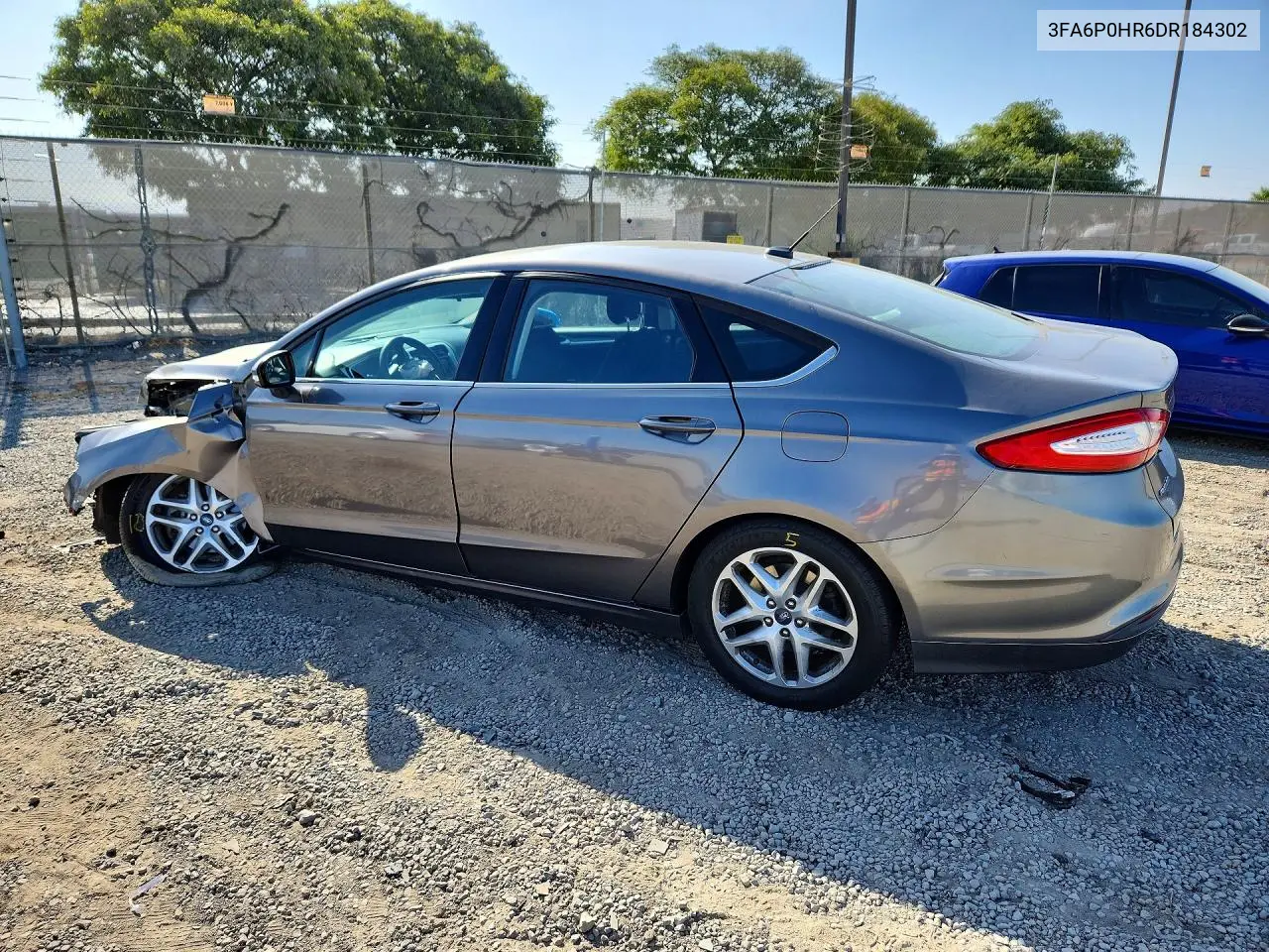 2013 Ford Fusion Se VIN: 3FA6P0HR6DR184302 Lot: 60413816