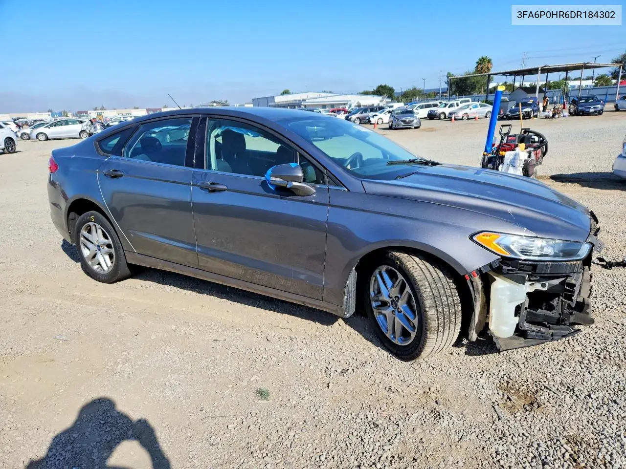 2013 Ford Fusion Se VIN: 3FA6P0HR6DR184302 Lot: 60413816