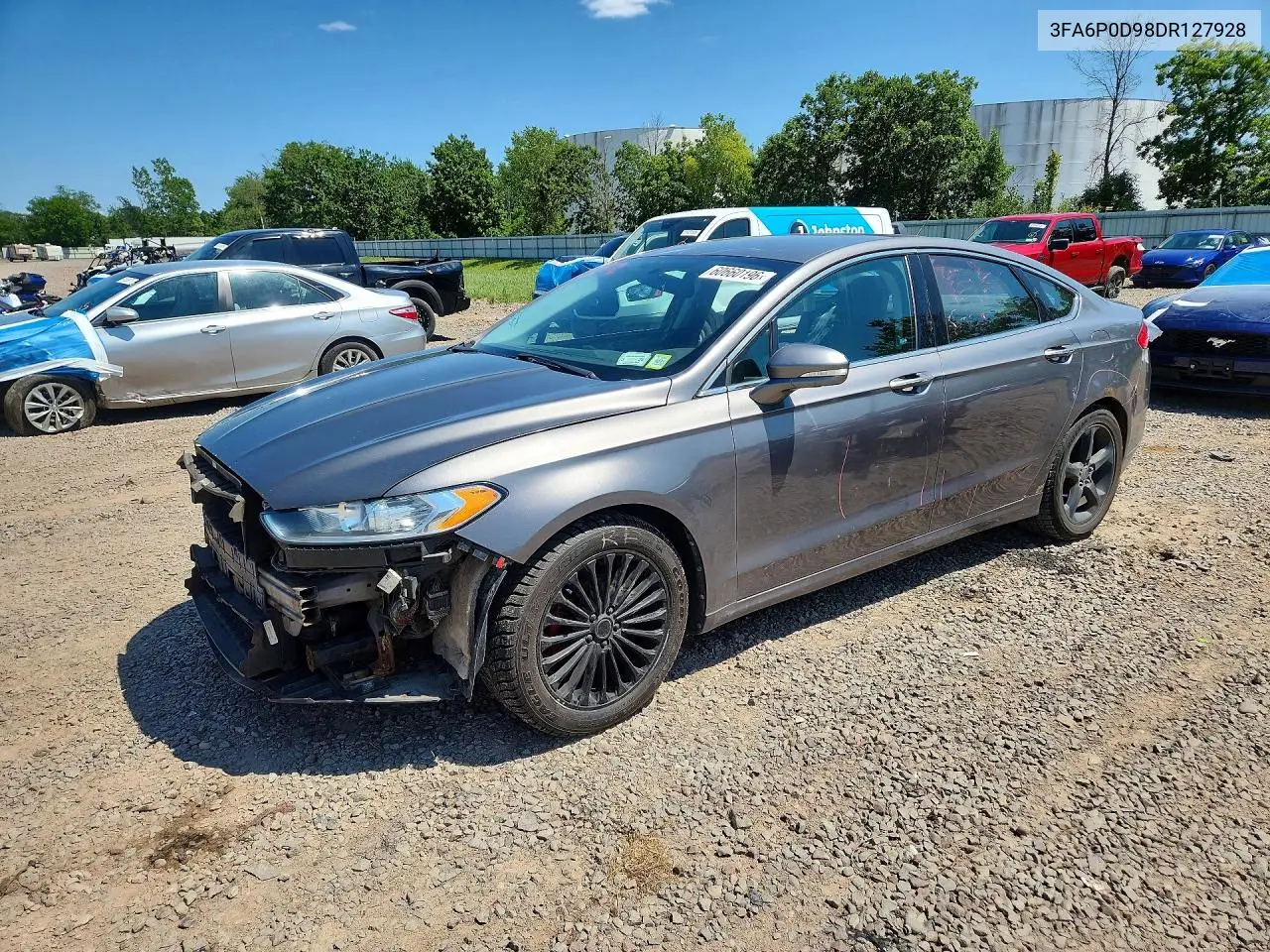 2013 Ford Fusion Titanium VIN: 3FA6P0D98DR127928 Lot: 60660196