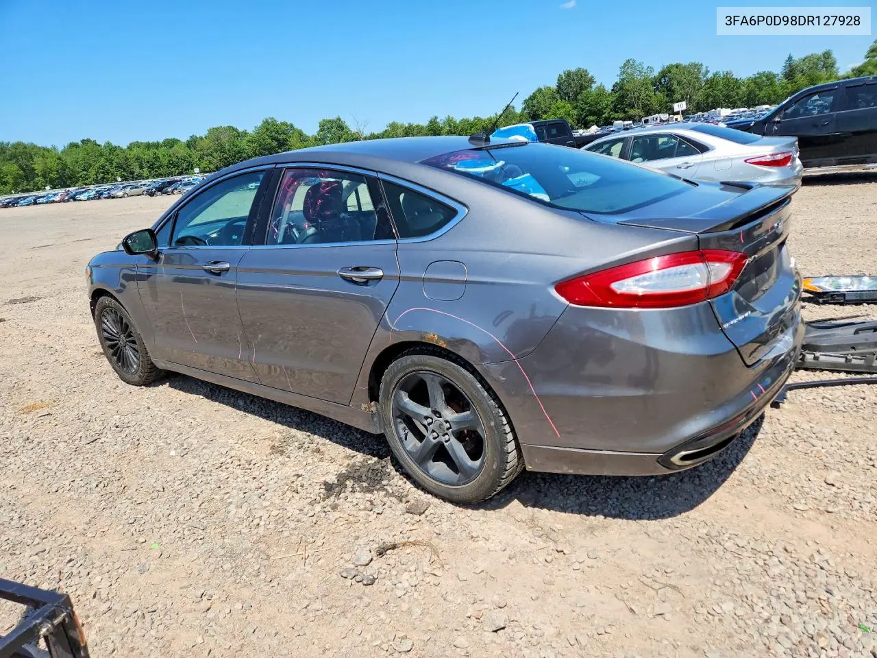2013 Ford Fusion Titanium VIN: 3FA6P0D98DR127928 Lot: 60660196