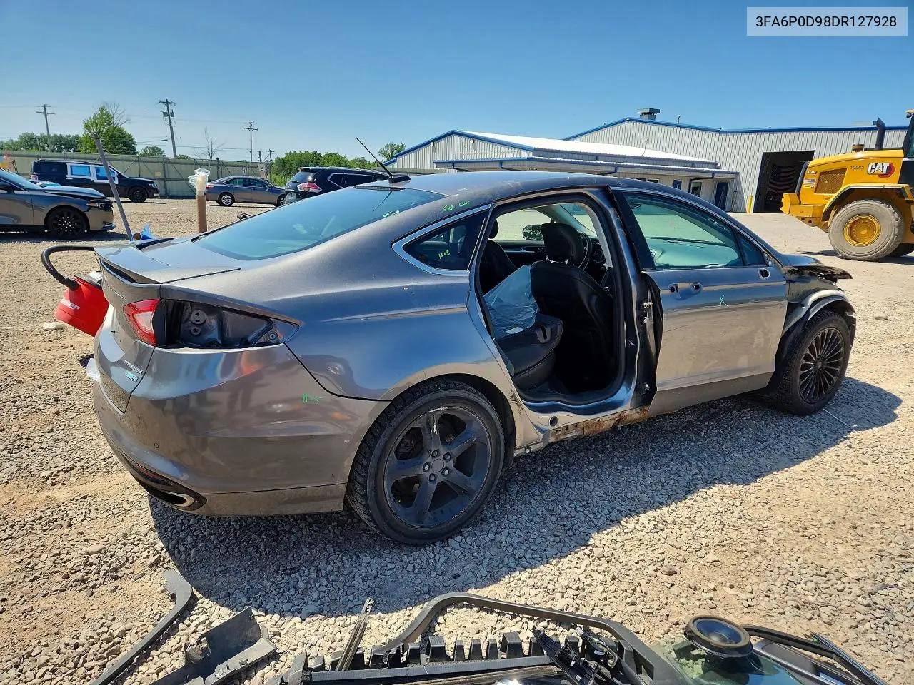 2013 Ford Fusion Titanium VIN: 3FA6P0D98DR127928 Lot: 60660196