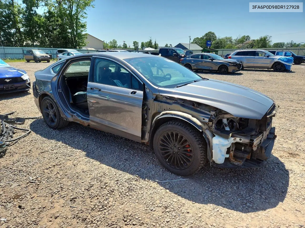 2013 Ford Fusion Titanium VIN: 3FA6P0D98DR127928 Lot: 60660196