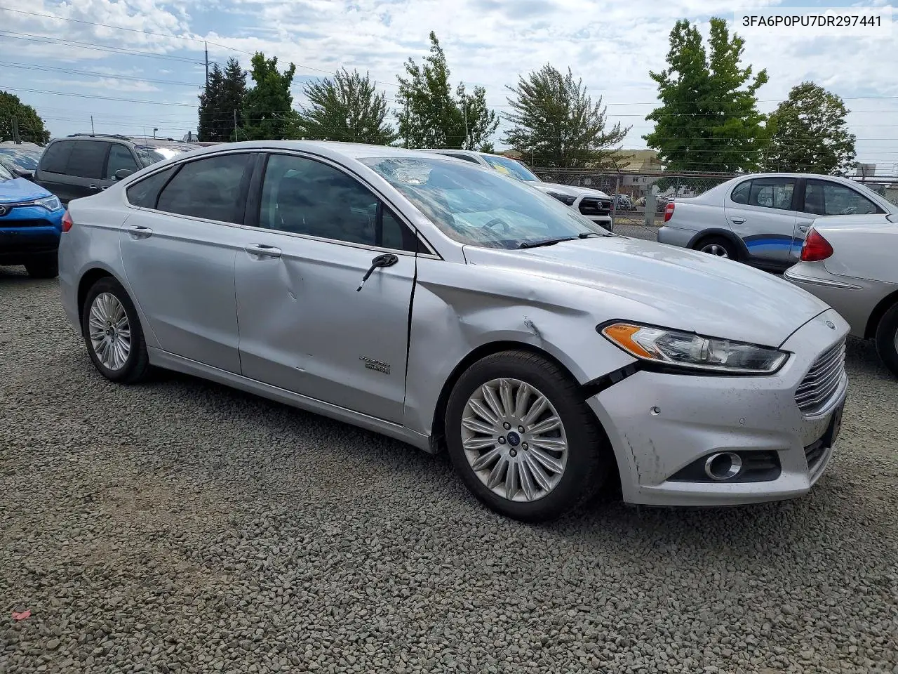 2013 Ford Fusion Se Phev VIN: 3FA6P0PU7DR297441 Lot: 61071406