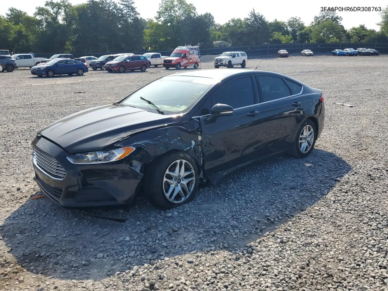 2013 Ford Fusion Se VIN: 3FA6P0HR6DR308763 Lot: 61501126