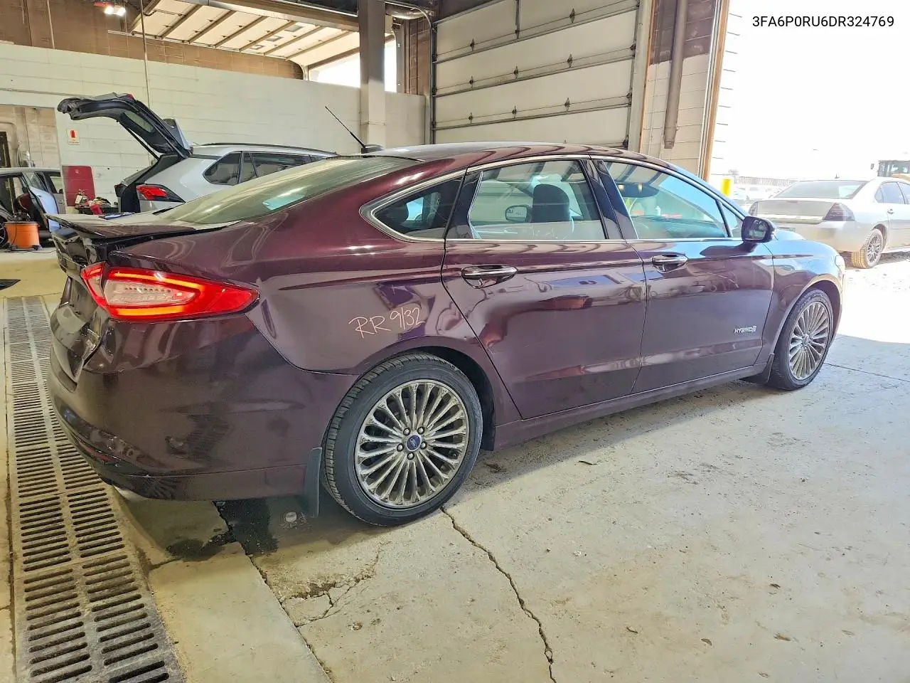 2013 Ford Fusion Titanium Hev VIN: 3FA6P0RU6DR324769 Lot: 61581586