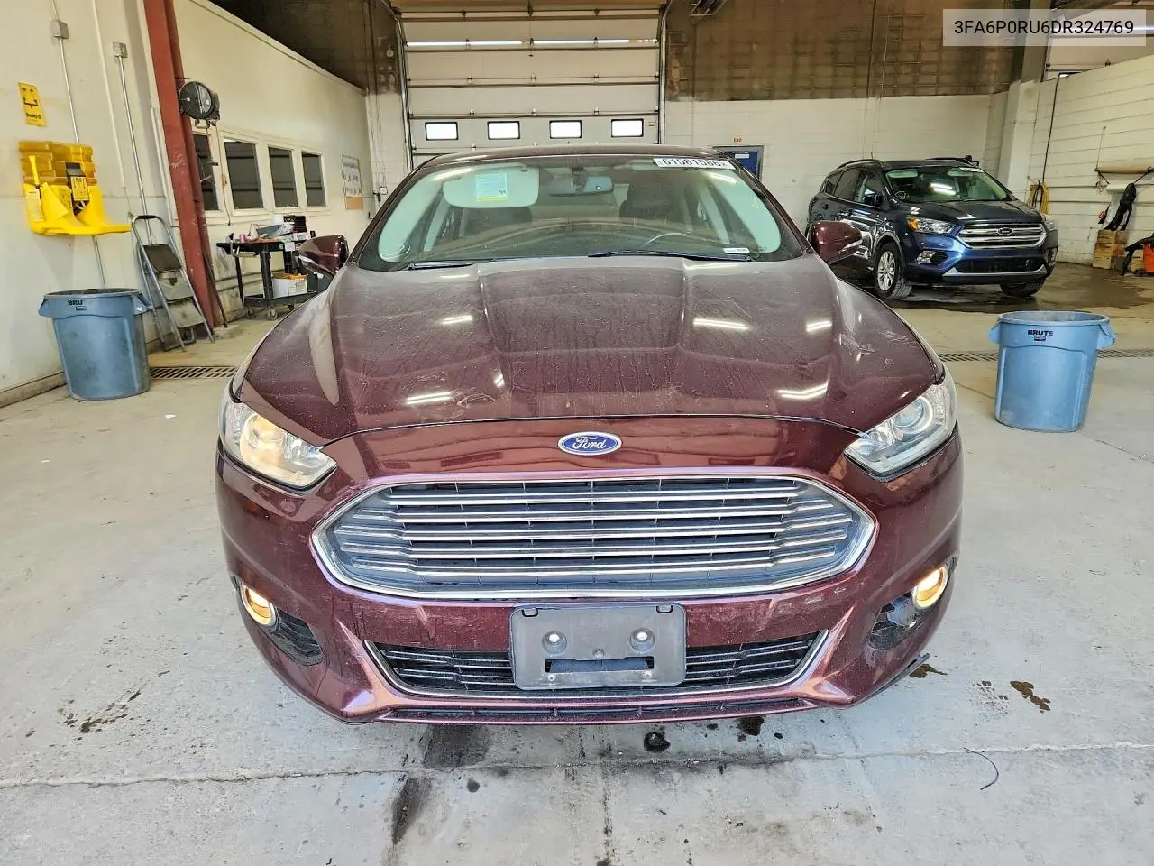 2013 Ford Fusion Titanium Hev VIN: 3FA6P0RU6DR324769 Lot: 61581586