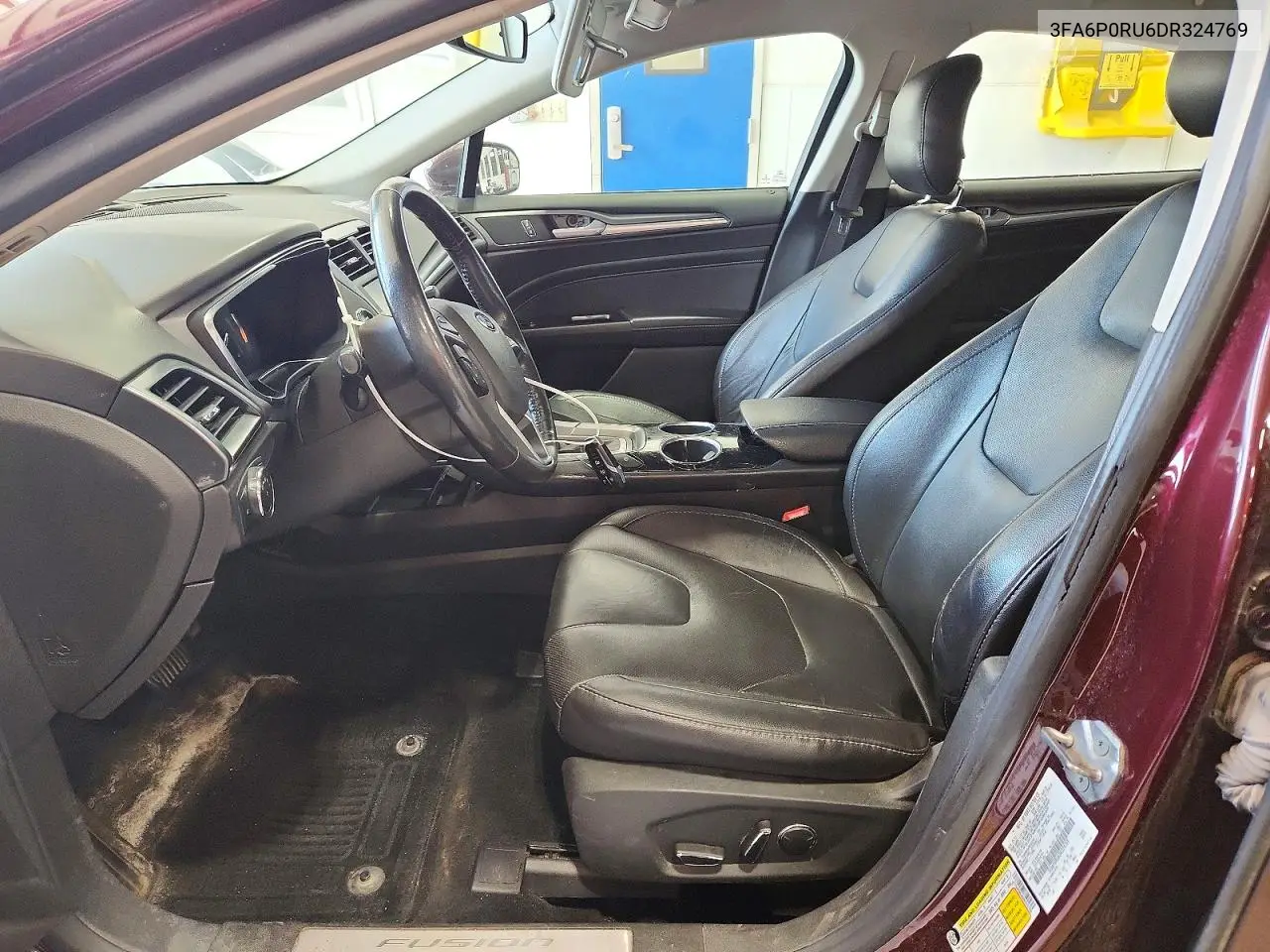 2013 Ford Fusion Titanium Hev VIN: 3FA6P0RU6DR324769 Lot: 61581586