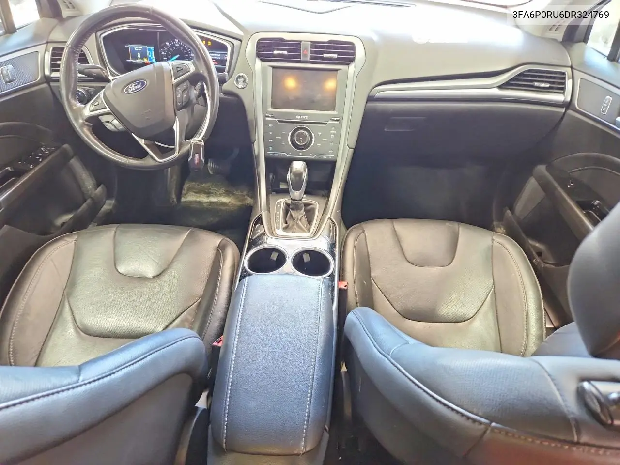 2013 Ford Fusion Titanium Hev VIN: 3FA6P0RU6DR324769 Lot: 61581586