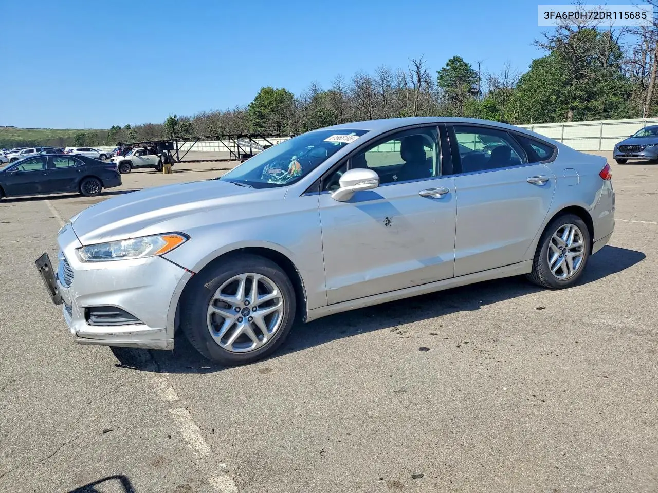 2013 Ford Fusion Se VIN: 3FA6P0H72DR115685 Lot: 61668186