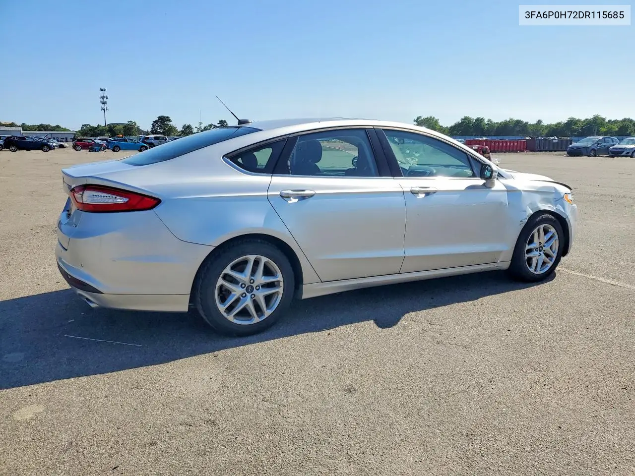 2013 Ford Fusion Se VIN: 3FA6P0H72DR115685 Lot: 61668186