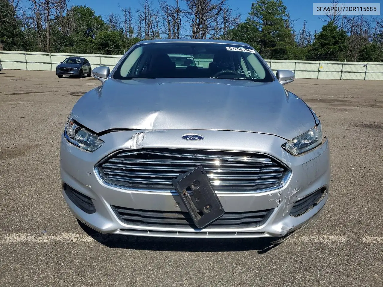 2013 Ford Fusion Se VIN: 3FA6P0H72DR115685 Lot: 61668186