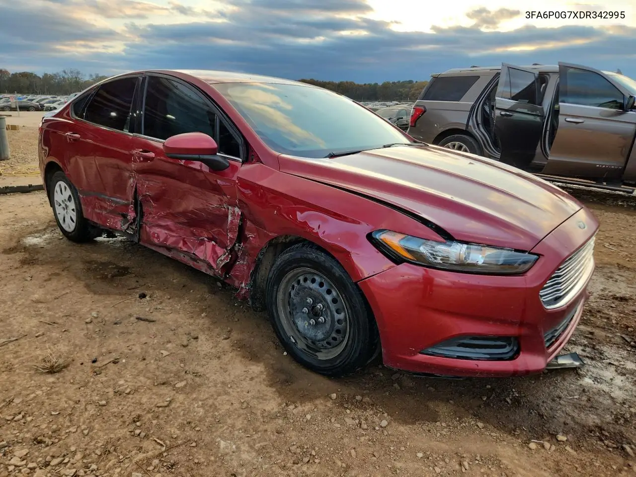 3FA6P0G7XDR342995 2013 Ford Fusion S