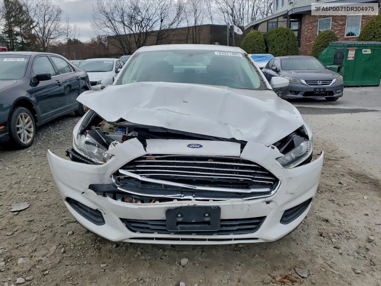 3FA6P0G71DR304975 2013 Ford Fusion S