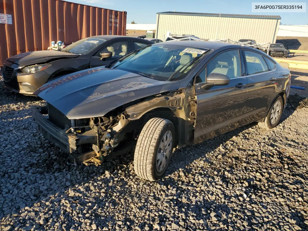 3FA6P0G75ER335194 2014 Ford Fusion S