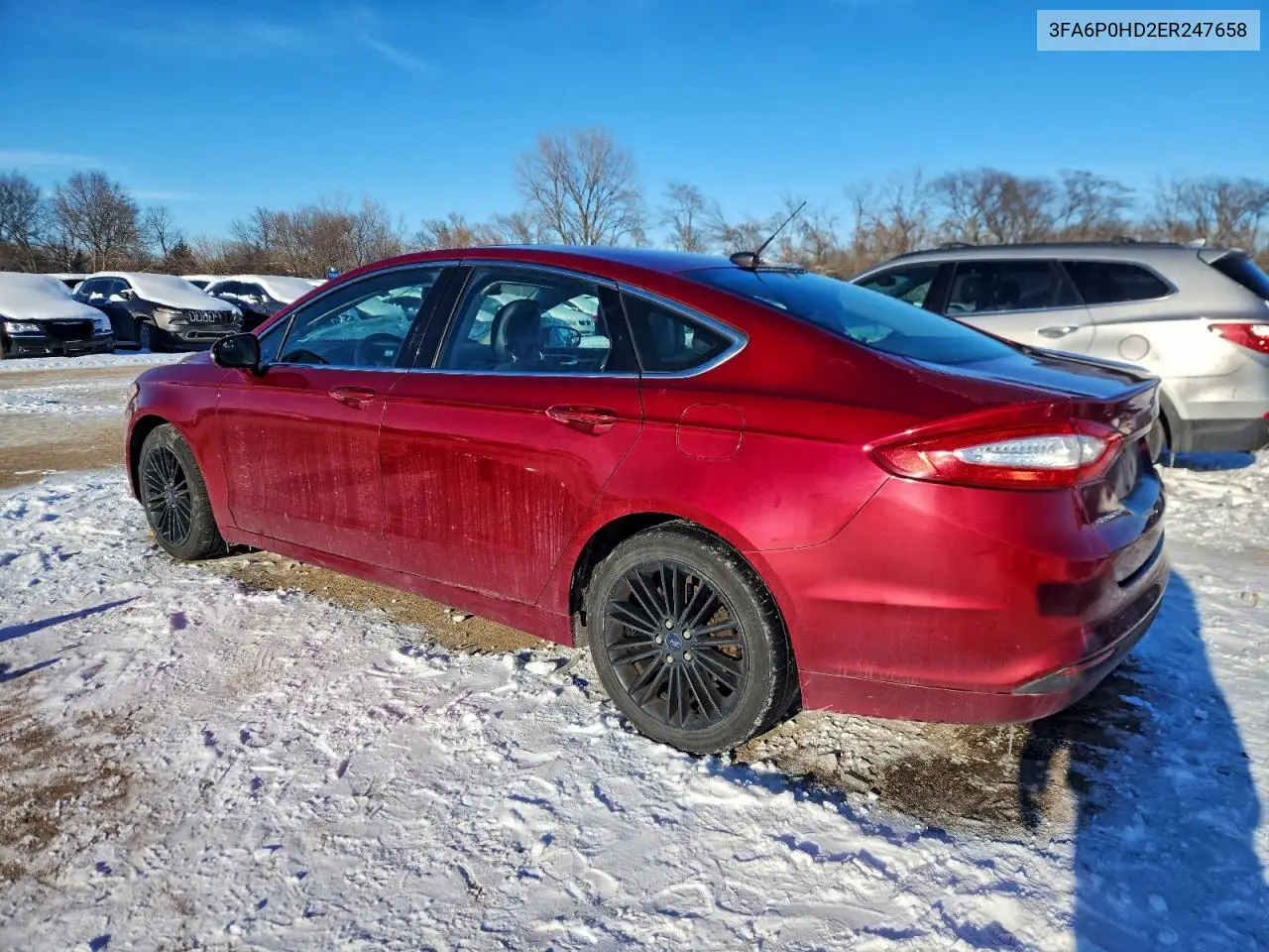 3FA6P0HD2ER247658 2014 Ford Fusion Se