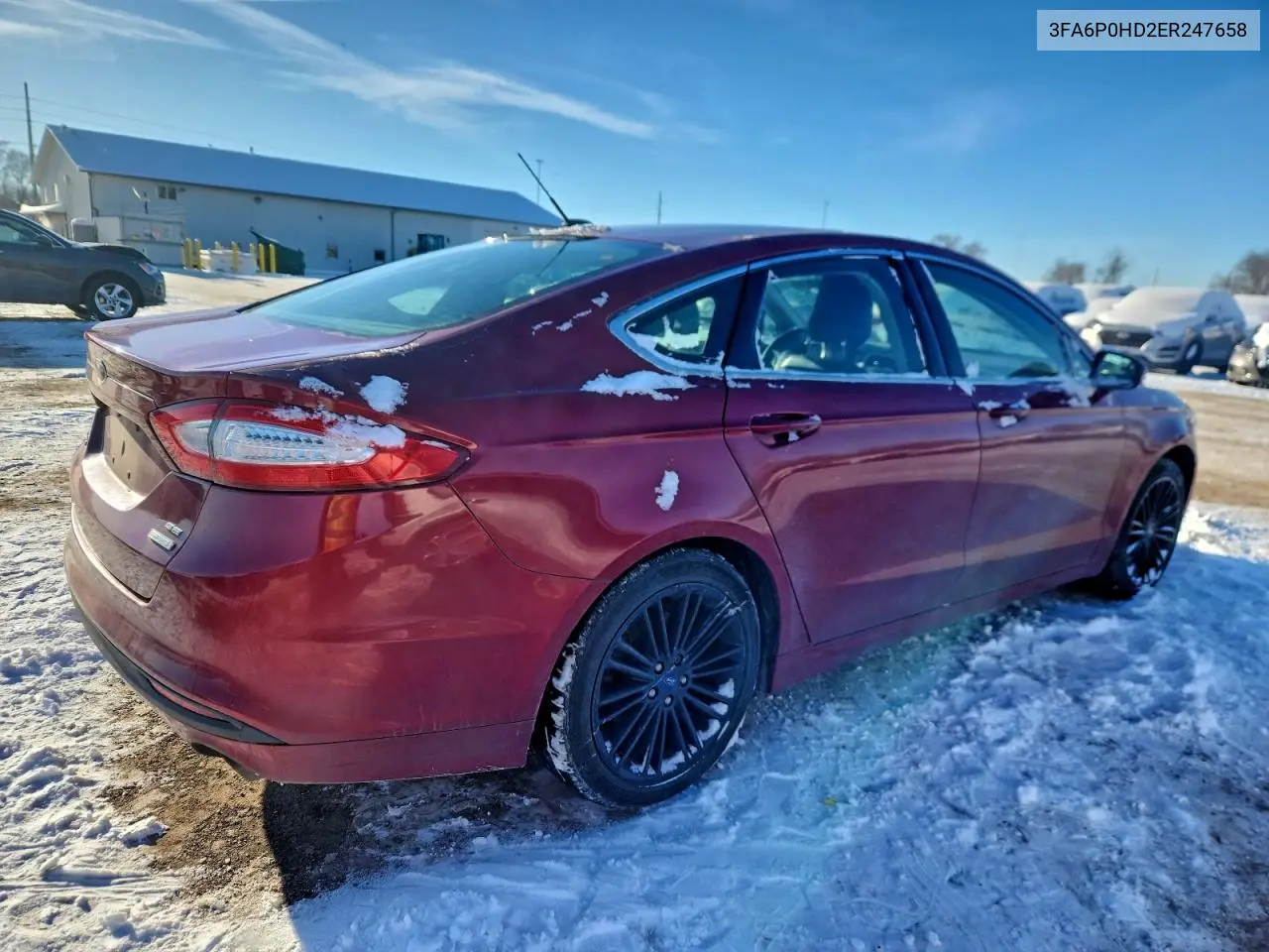 3FA6P0HD2ER247658 2014 Ford Fusion Se