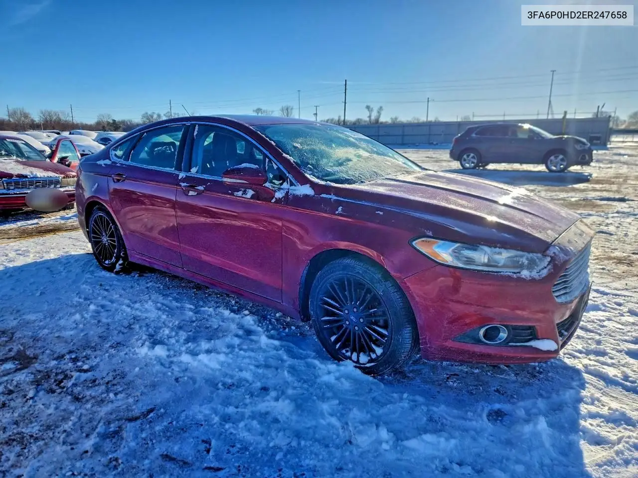 3FA6P0HD2ER247658 2014 Ford Fusion Se
