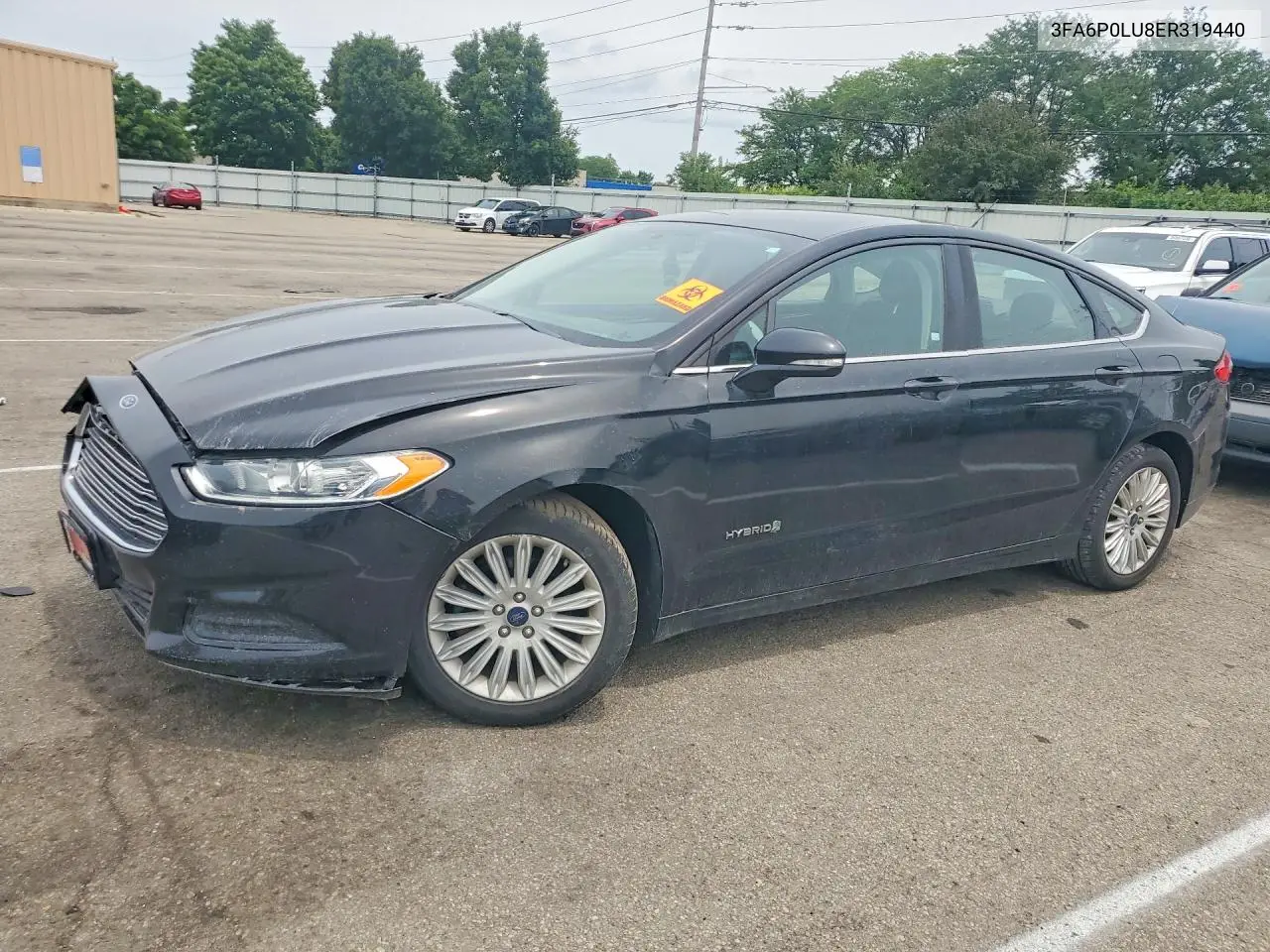 2014 Ford Fusion Se Hybrid VIN: 3FA6P0LU8ER319440 Lot: 57239376