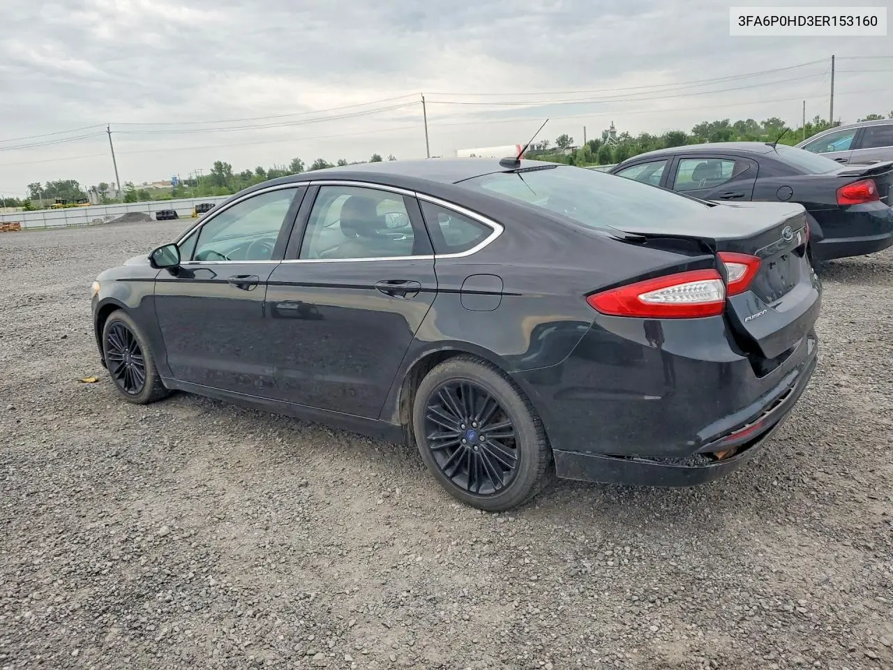 2014 Ford Fusion Se VIN: 3FA6P0HD3ER153160 Lot: 58908686