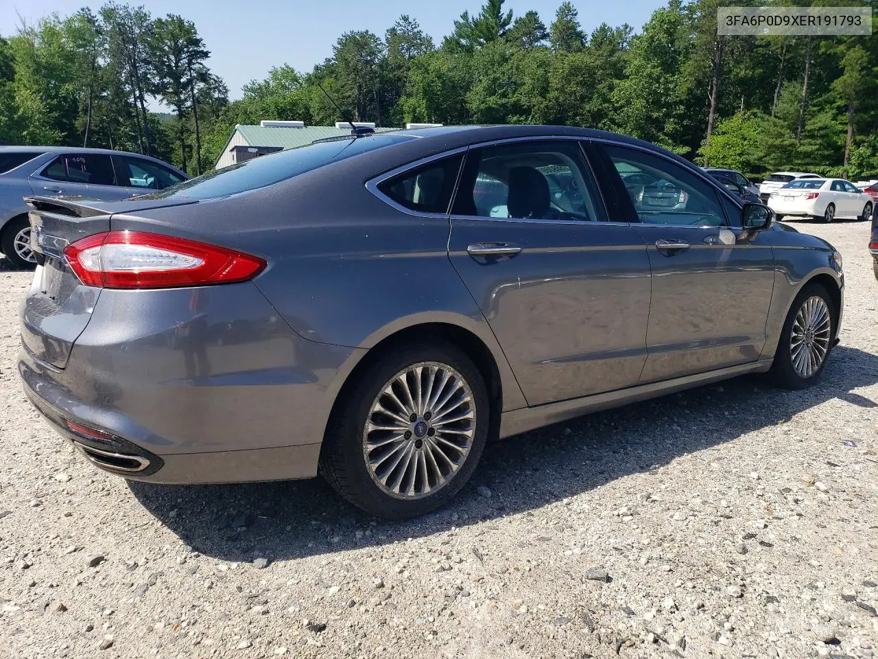 2014 Ford Fusion Titanium VIN: 3FA6P0D9XER191793 Lot: 58936976