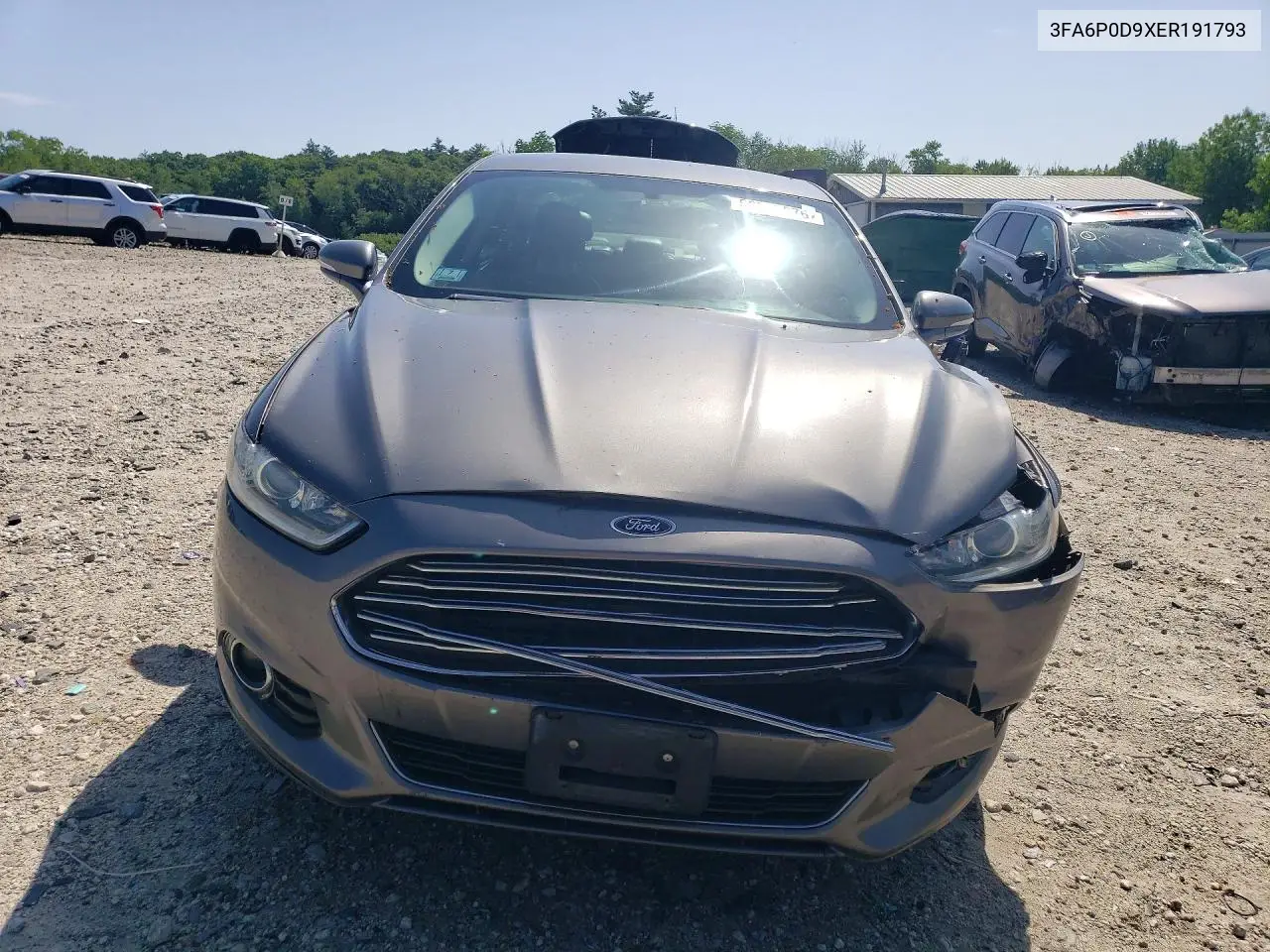 2014 Ford Fusion Titanium VIN: 3FA6P0D9XER191793 Lot: 58936976