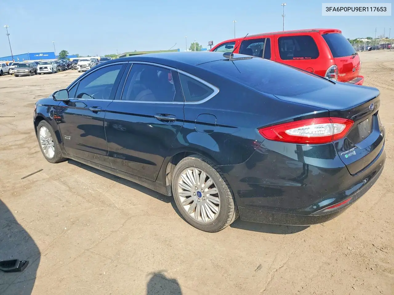 2014 Ford Fusion Se Phev VIN: 3FA6P0PU9ER117653 Lot: 59615576