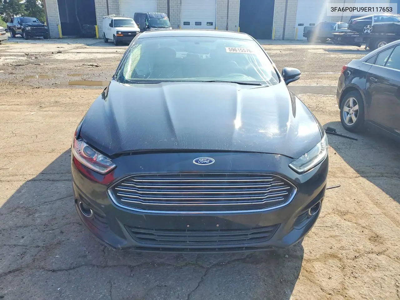 2014 Ford Fusion Se Phev VIN: 3FA6P0PU9ER117653 Lot: 59615576