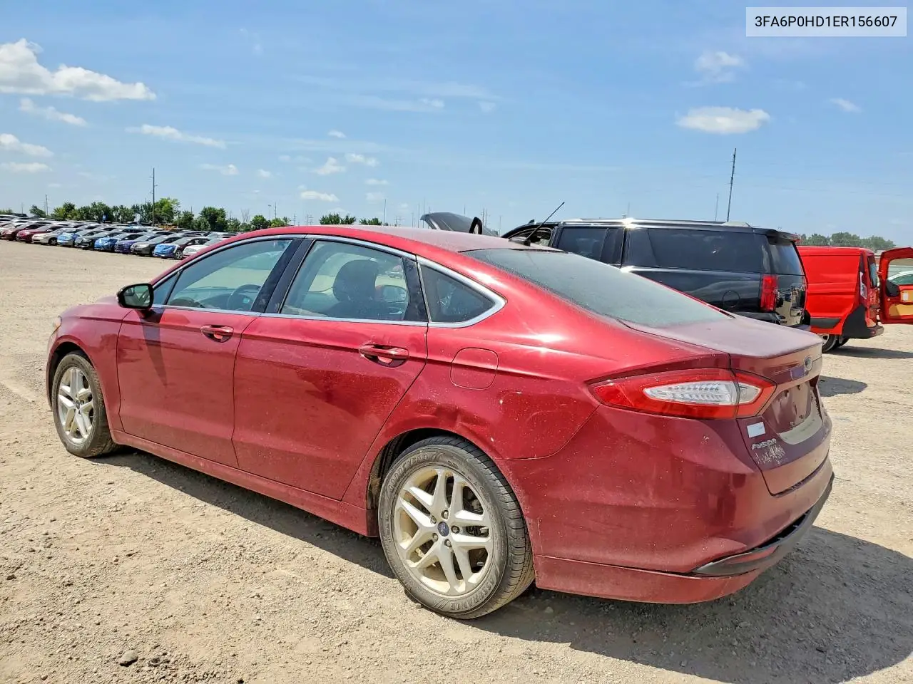 2014 Ford Fusion Se VIN: 3FA6P0HD1ER156607 Lot: 60844236