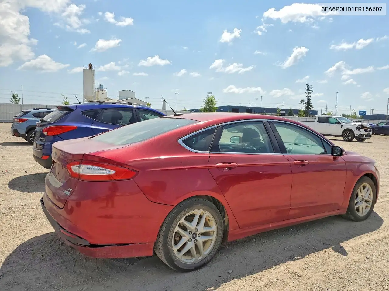 2014 Ford Fusion Se VIN: 3FA6P0HD1ER156607 Lot: 60844236