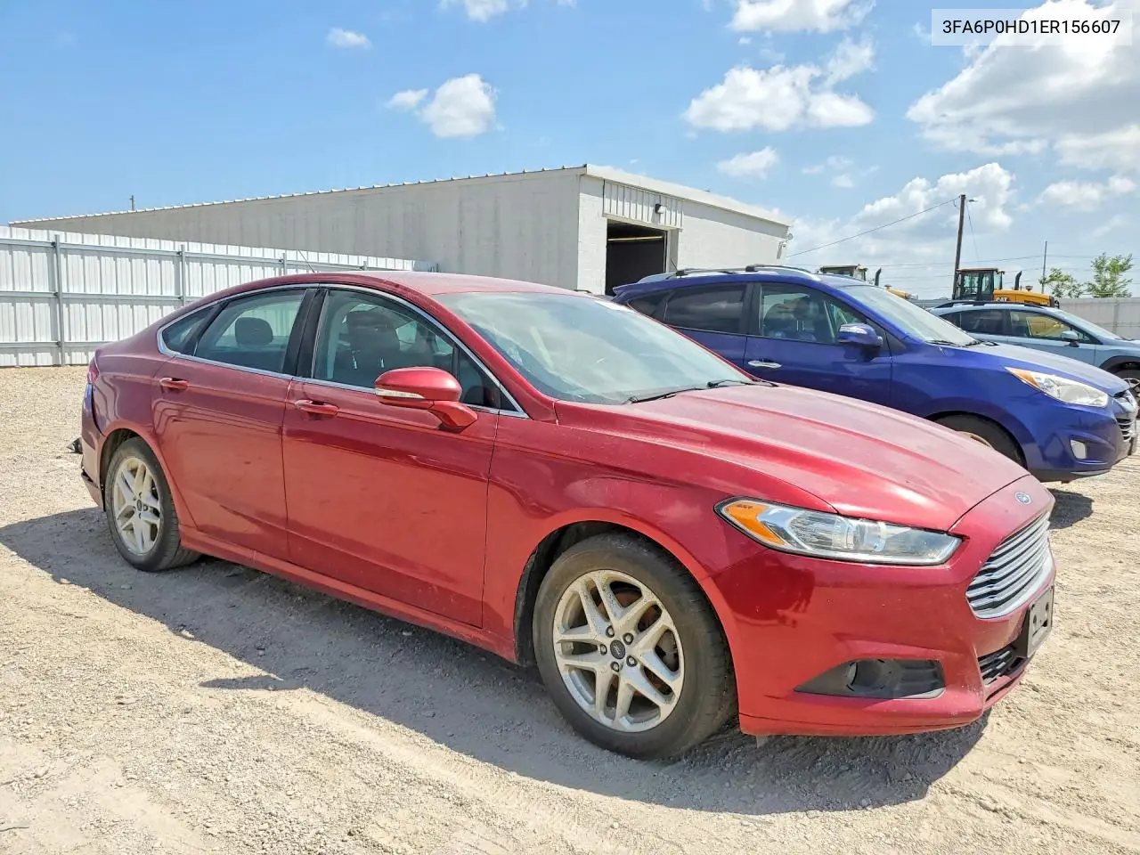 2014 Ford Fusion Se VIN: 3FA6P0HD1ER156607 Lot: 60844236