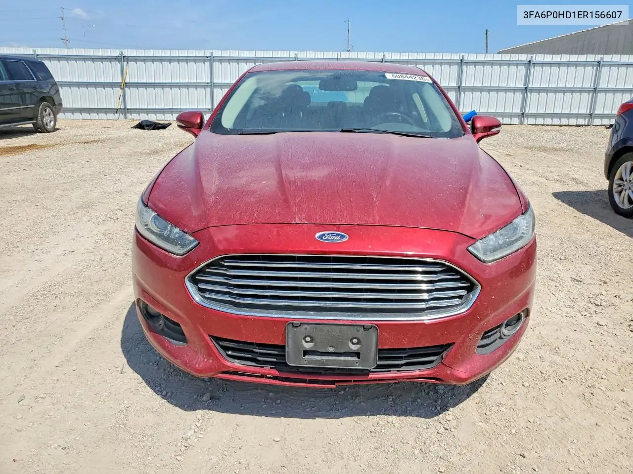 2014 Ford Fusion Se VIN: 3FA6P0HD1ER156607 Lot: 60844236