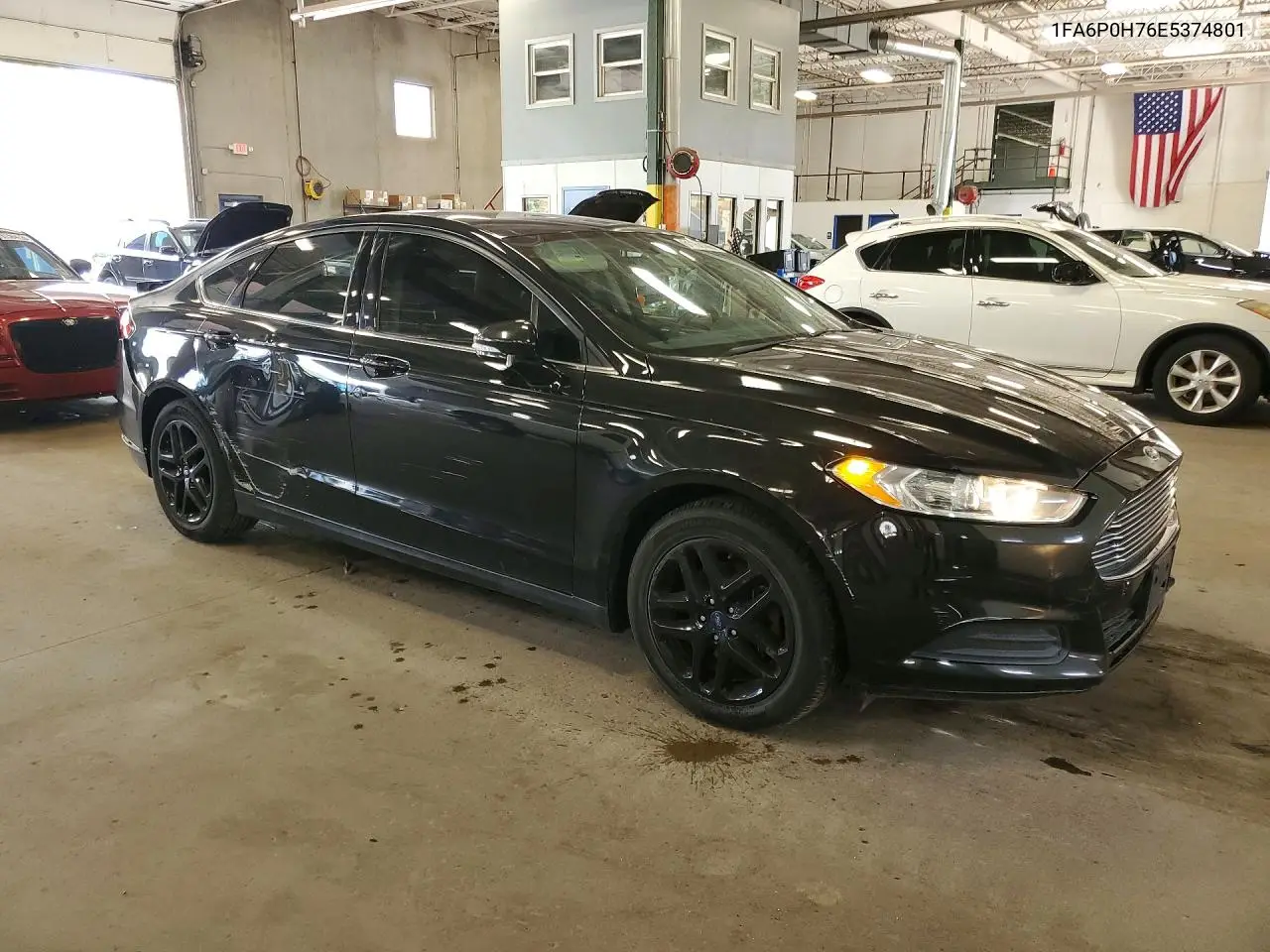 2014 Ford Fusion Se VIN: 1FA6P0H76E5374801 Lot: 61162166