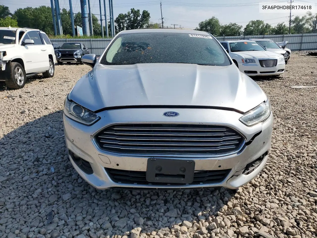 2014 Ford Fusion Se VIN: 3FA6P0HD8ER174618 Lot: 61417936