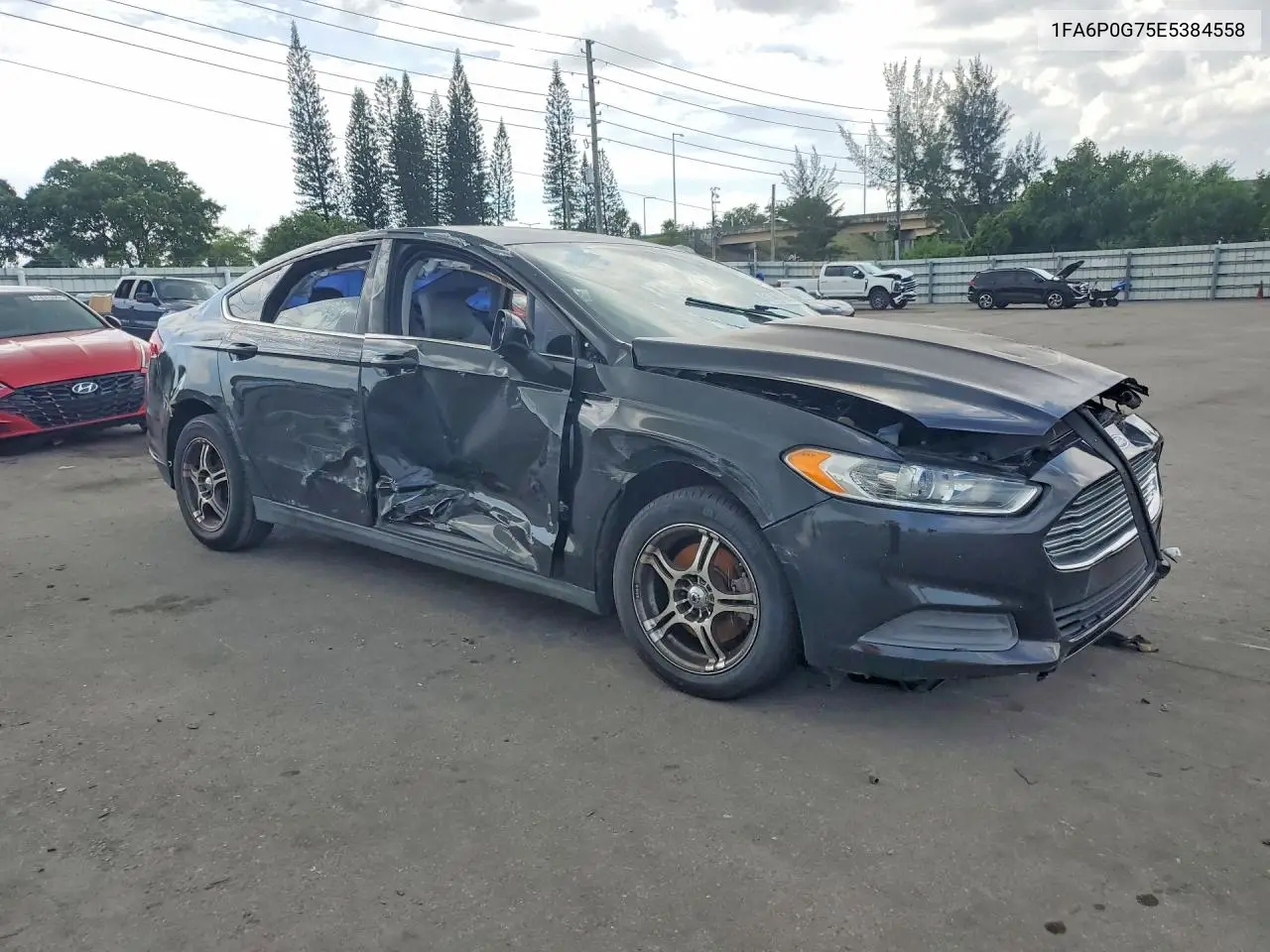 2014 Ford Fusion S VIN: 1FA6P0G75E5384558 Lot: 61461566