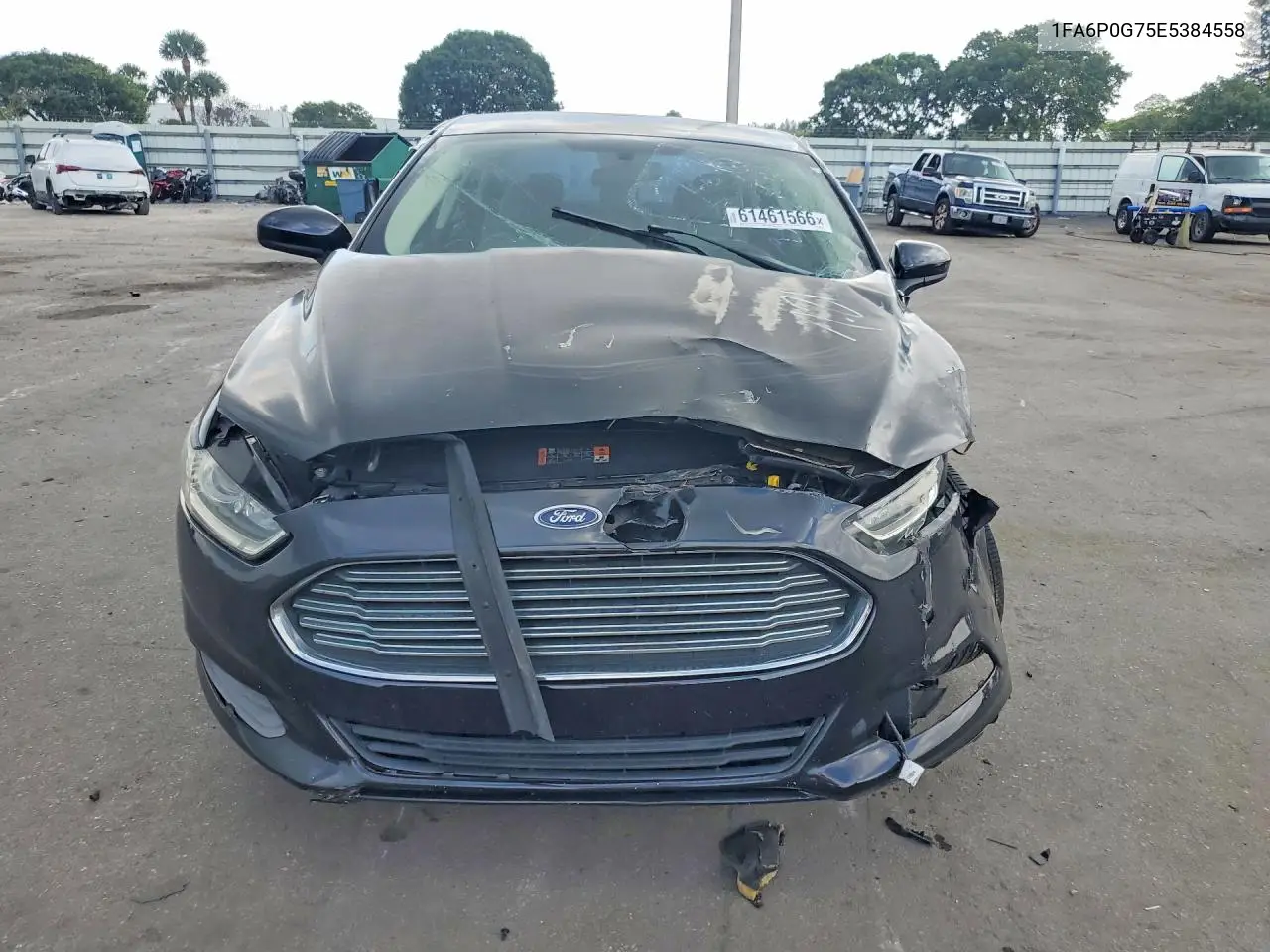 2014 Ford Fusion S VIN: 1FA6P0G75E5384558 Lot: 61461566