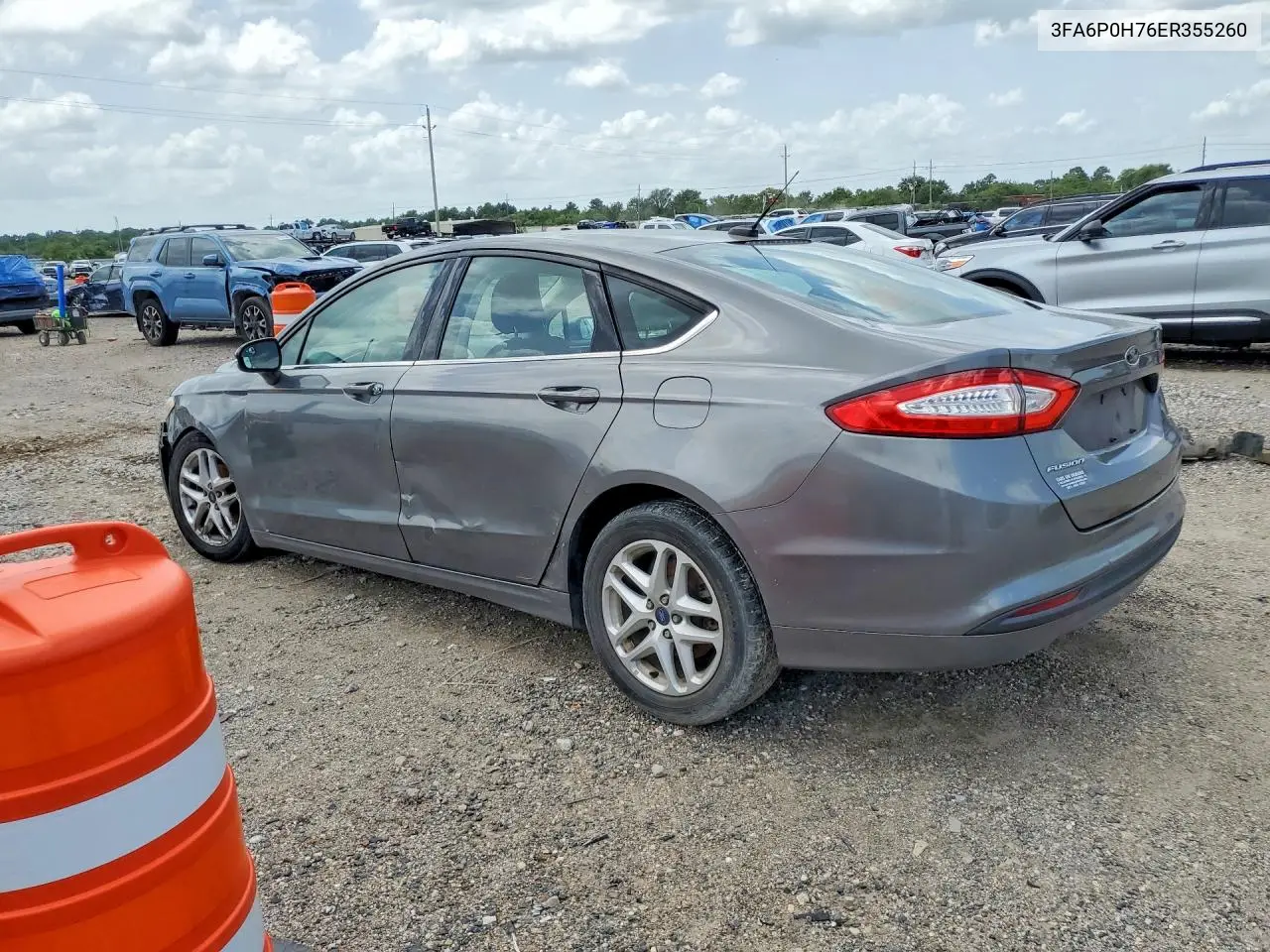 2014 Ford Fusion Se VIN: 3FA6P0H76ER355260 Lot: 61503686