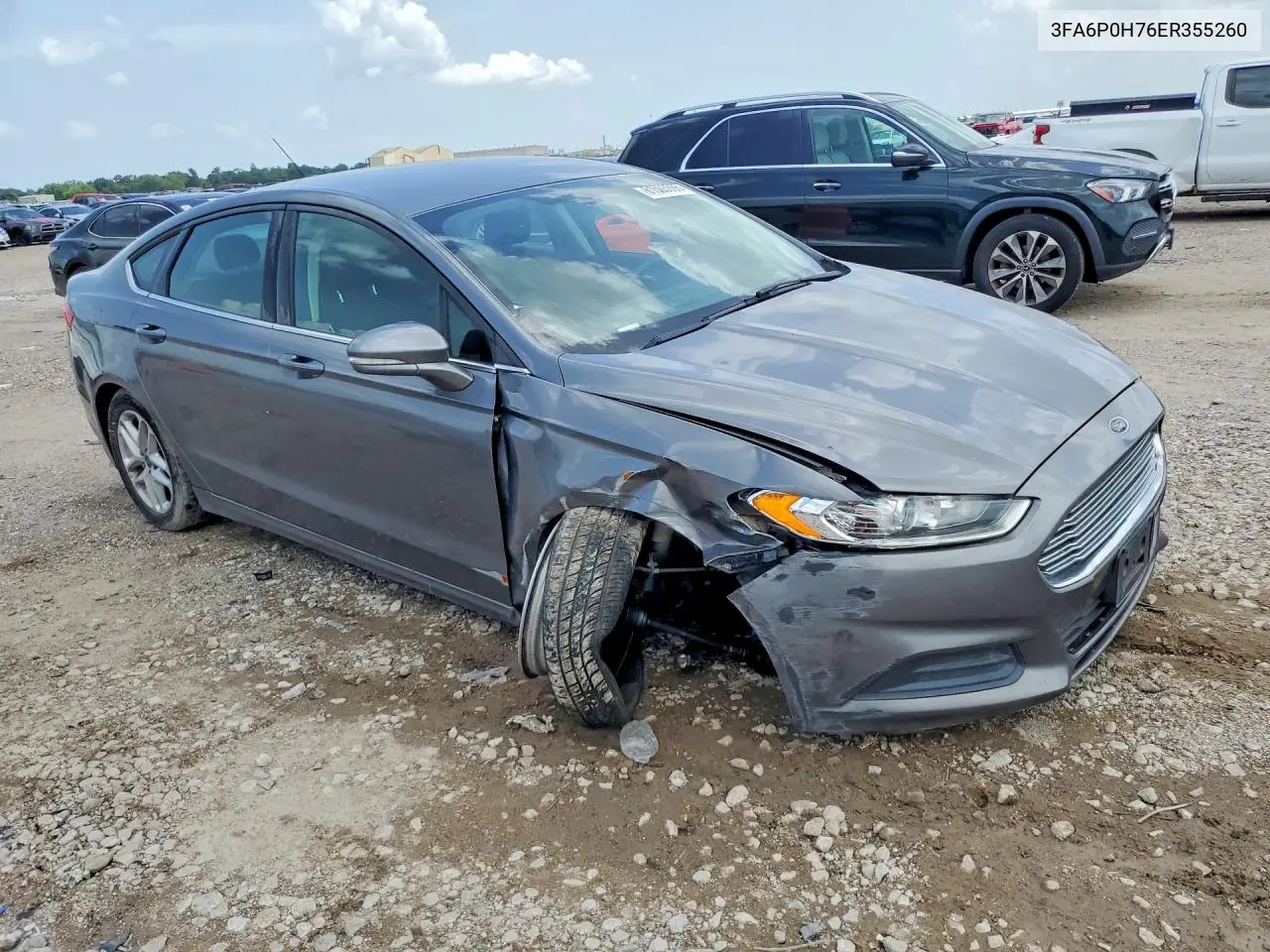 2014 Ford Fusion Se VIN: 3FA6P0H76ER355260 Lot: 61503686