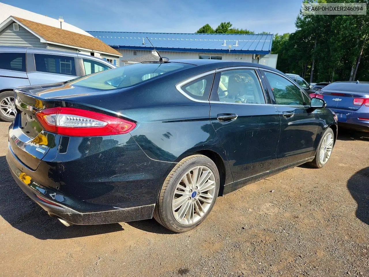 2014 Ford Fusion Se VIN: 3FA6P0HDXER246094 Lot: 61549326