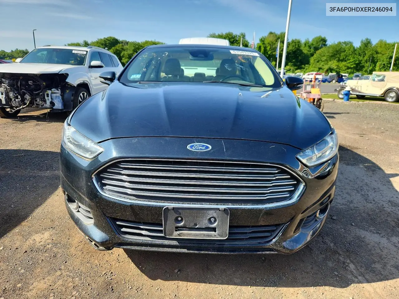 2014 Ford Fusion Se VIN: 3FA6P0HDXER246094 Lot: 61549326