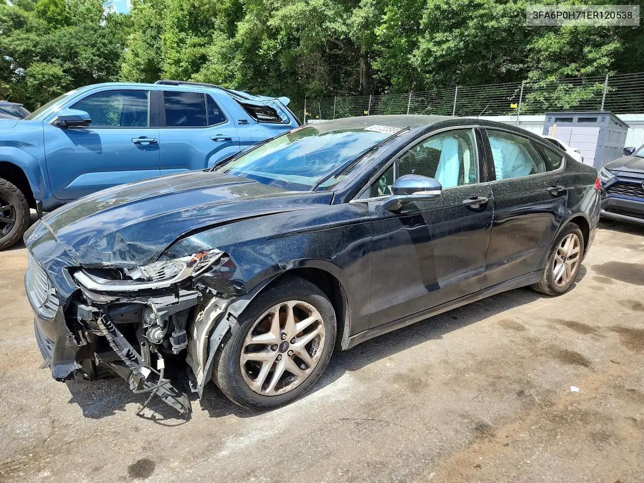 2014 Ford Fusion Se VIN: 3FA6P0H71ER120538 Lot: 61722806